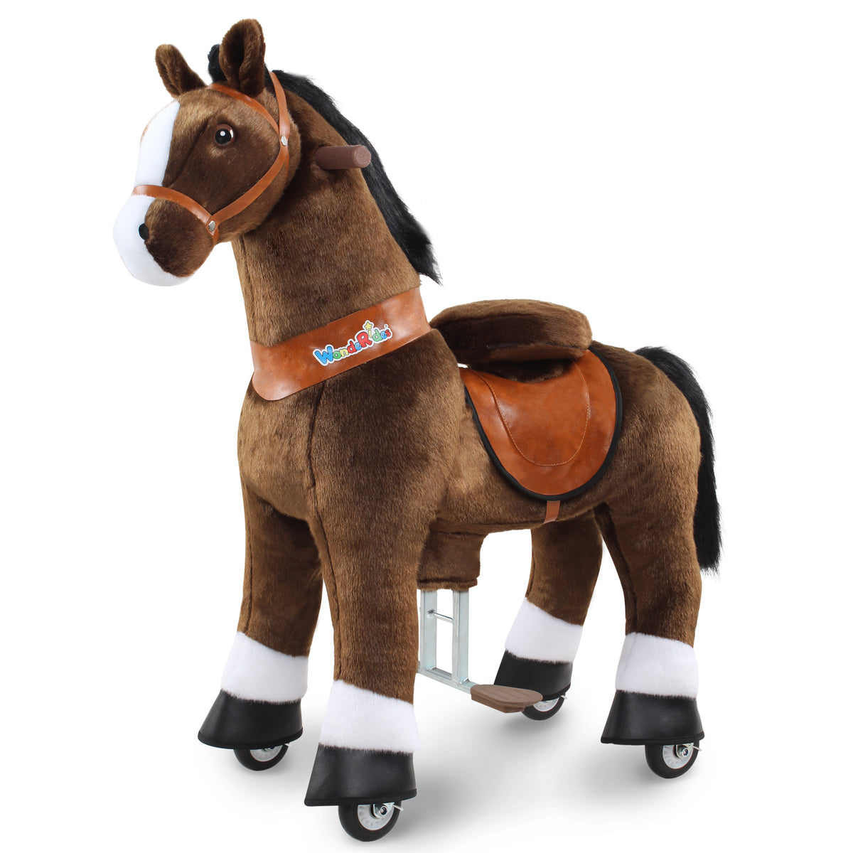 WondeRides Ride-on Toy Age 4-8 Chocolate Horse [Limited Edition]