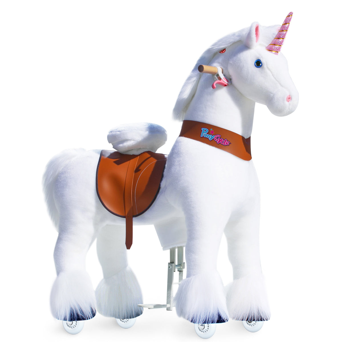 PonyCycle® Ride on Unicorn Size 5 for Age 7+ White
