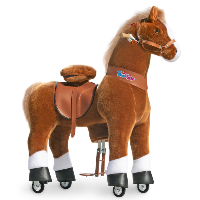 PonyCycle® Ride on Horse Size 5 for Age 7+ Brown