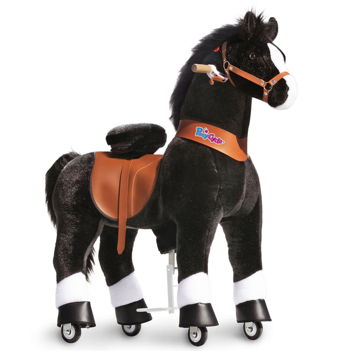 PonyCycle® Ride on Horse Size 5 for Age 7+ Black