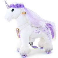 PonyCycle K Purple Unicorn for Age 3-5 (Accessories included)